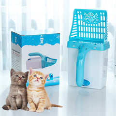 Neater Litter Genie Scooper 猫砂筛分铲系统 猫砂铲，带额外垃圾袋，由 Neater Litter Scooper 提供