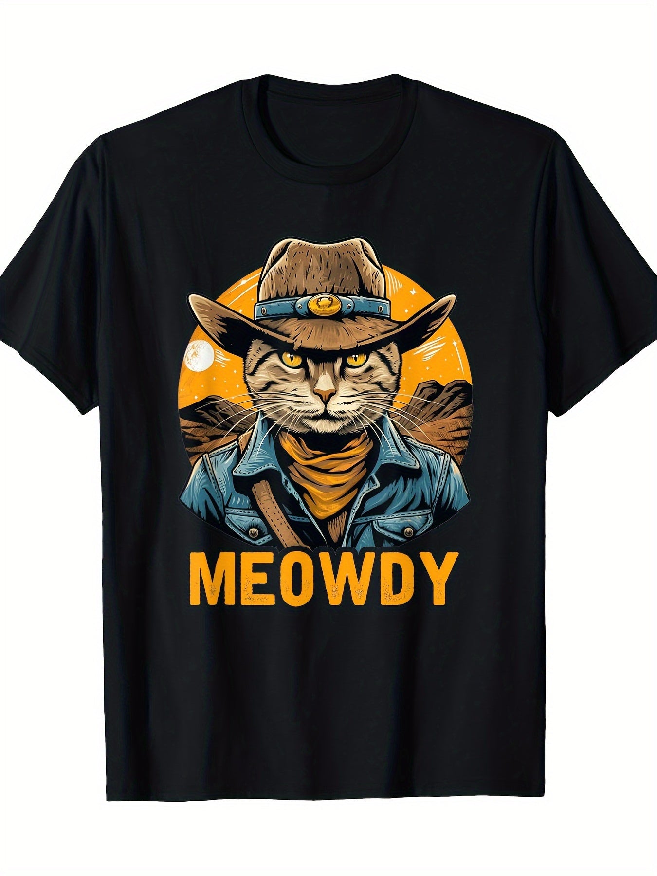 Meow Meow Cat People Funny Cat Meow T-shirt