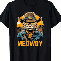 Meow Meow Cat People Funny Cat Meow T-shirt